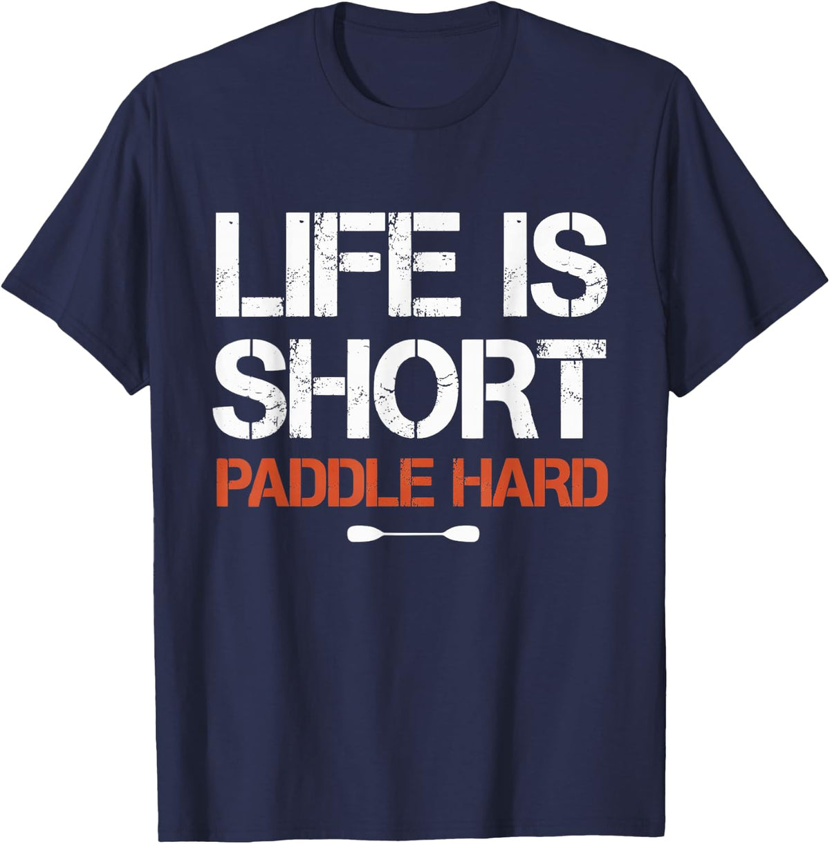 Kayaker Kayaking T-Shirt - Navy Blue