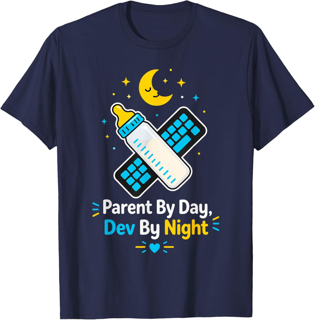 Frontend Professionally Developed Developer Coder Programmer T-Shirt - Navy Blue