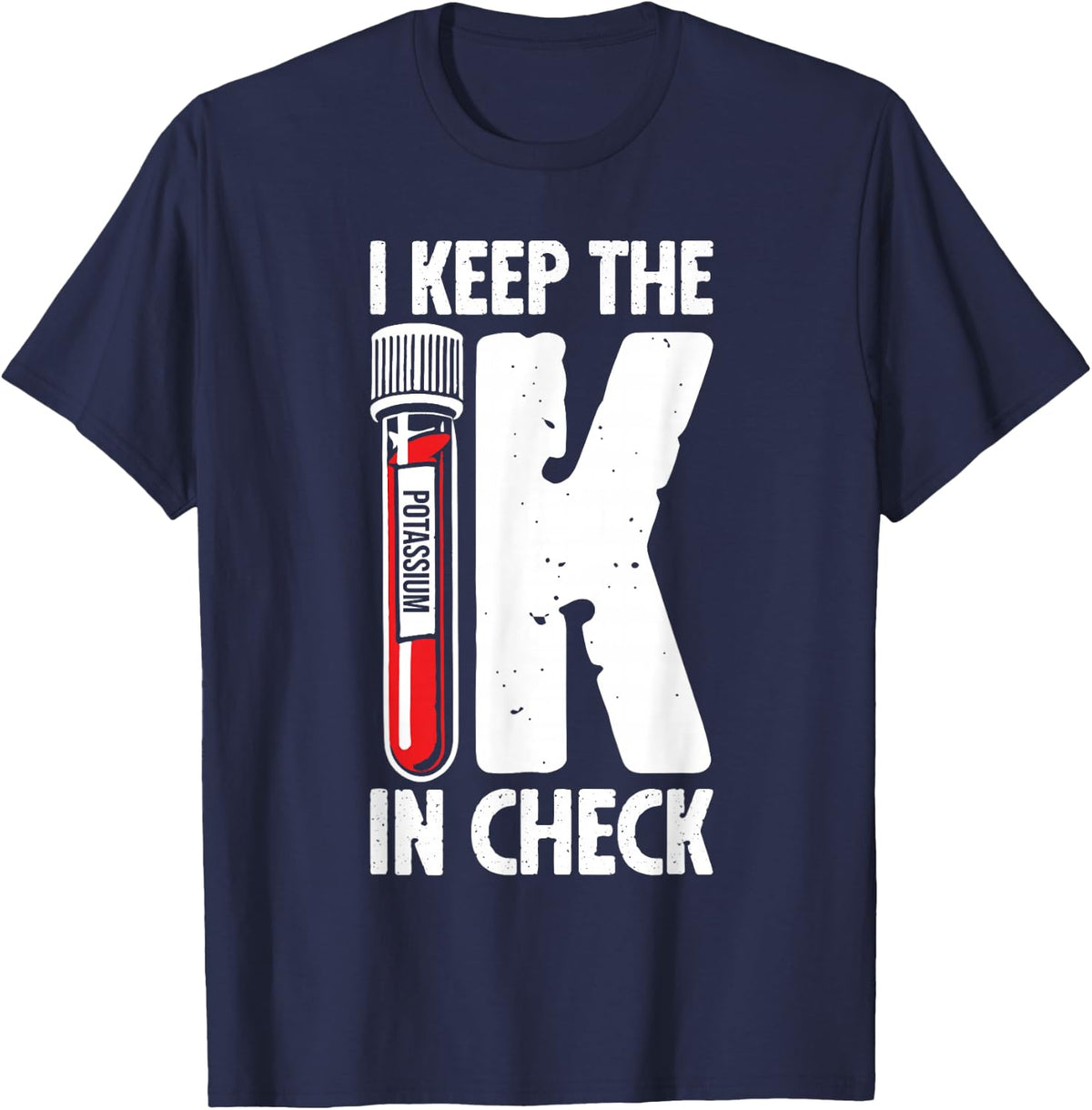 Renal Dialysis Nurse Dialysis Machine T-Shirt - Navy Blue