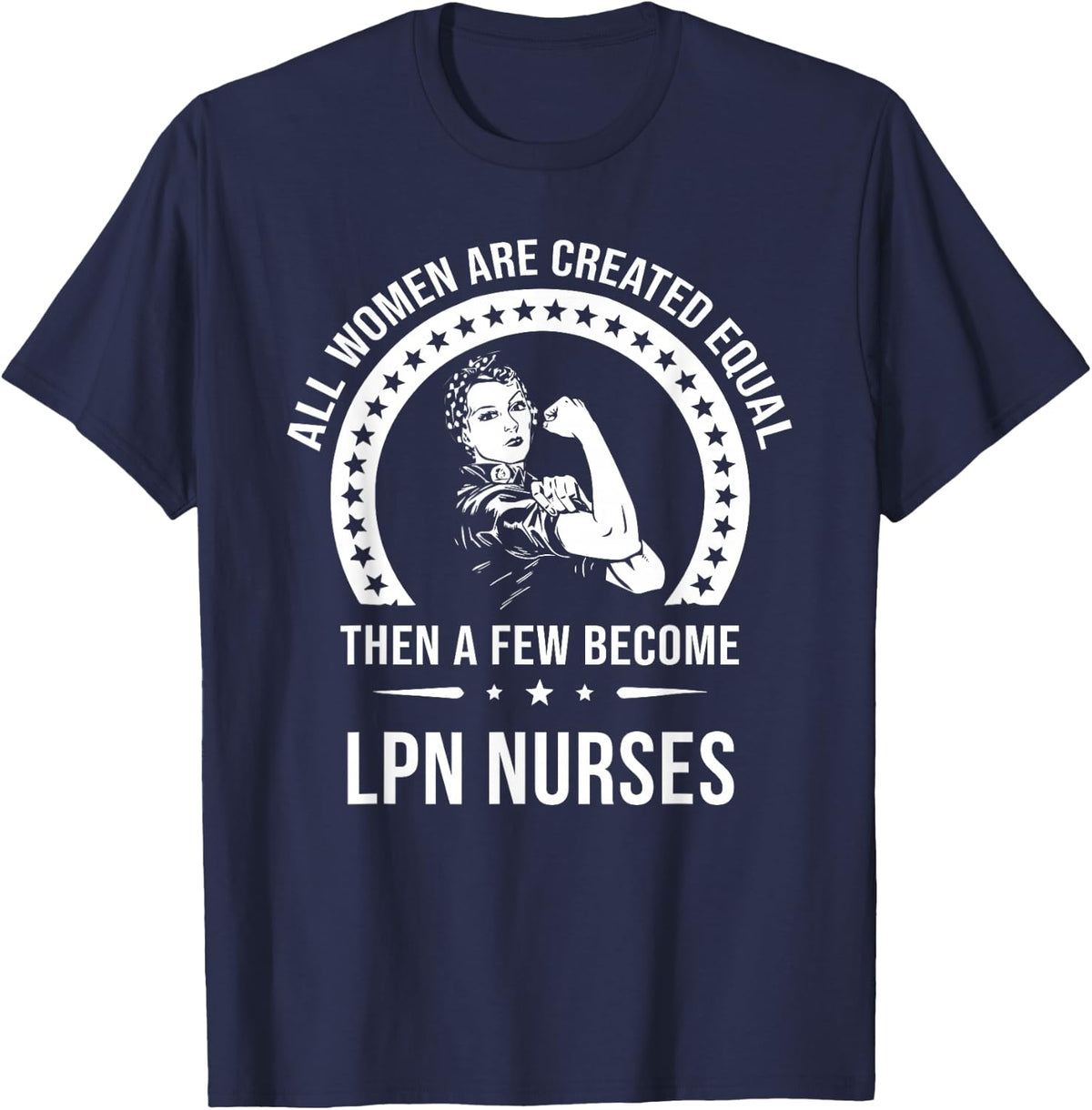 Lpn Nurse Shirts for Women | Lpn Nurse T-Shirt - Navy Blue