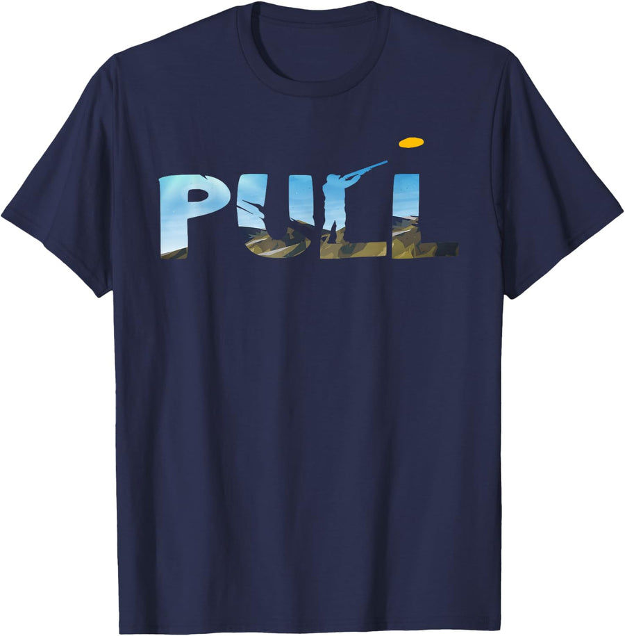 Clay Pigeon Shooting Sports Shooters Throwing Pigeon Shooting Lovers T-Shirt - Navy Blue