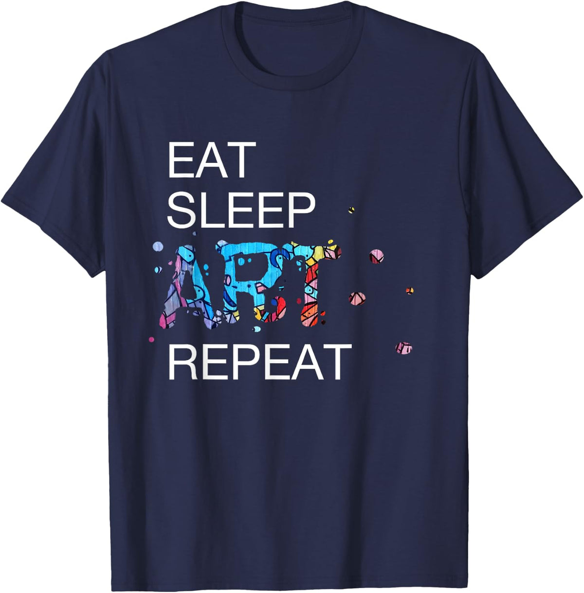 Art Teacher Designer Paint Jersey Gift Men Women Kids T-Shirt - Navy Blue