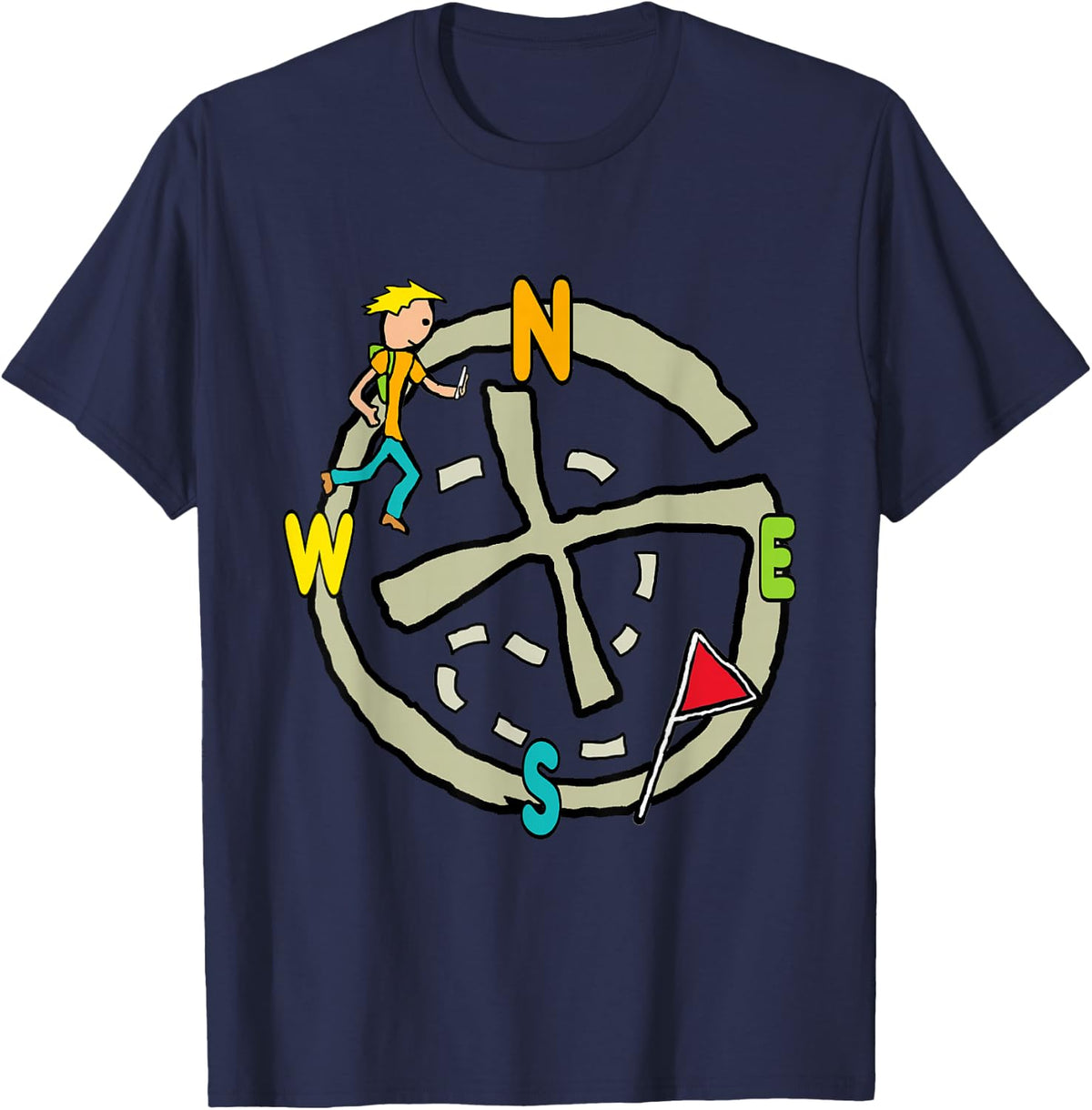 Geocaching T-Shirt - Navy Blue