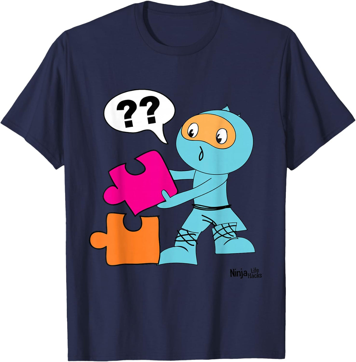 Problem Solving Ninja T-Shirt - Navy Blue