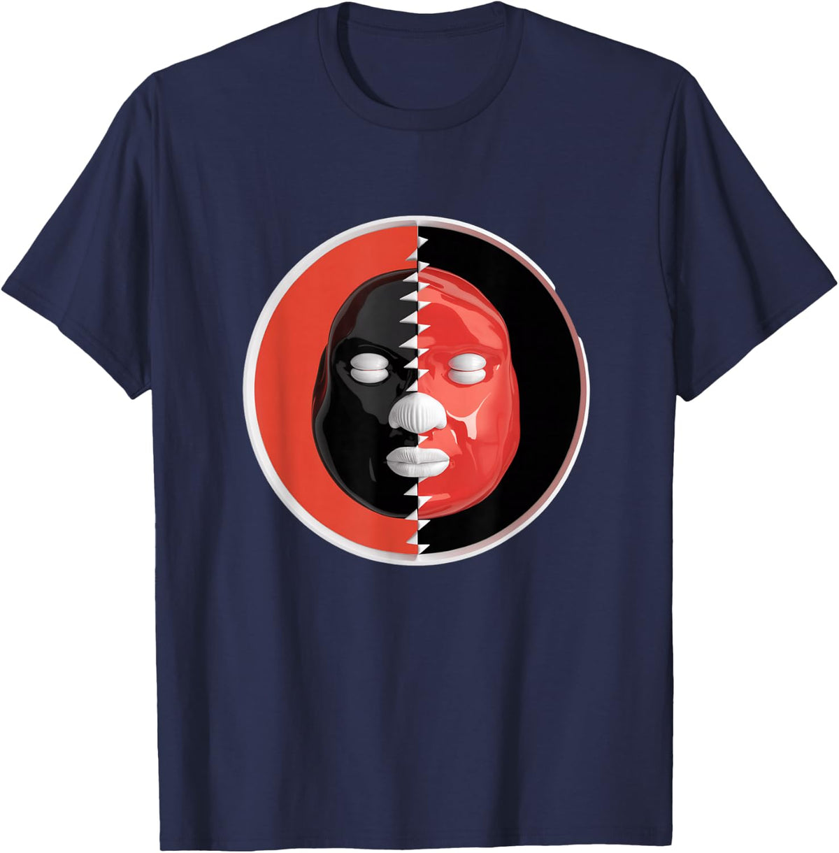 Papa Legba Elegba - Eleggua God Of The Crossroads Veve T-Shirt - Navy Blue