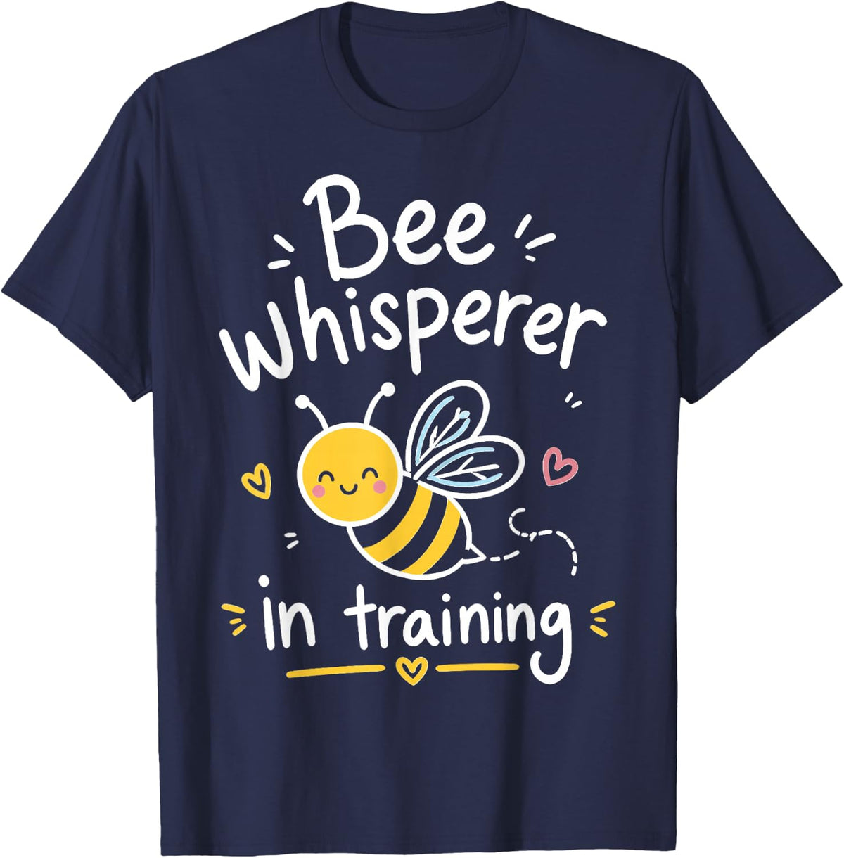 Beekeeper Apiary Bee Whisperer Beekeeping T-Shirt - Navy Blue