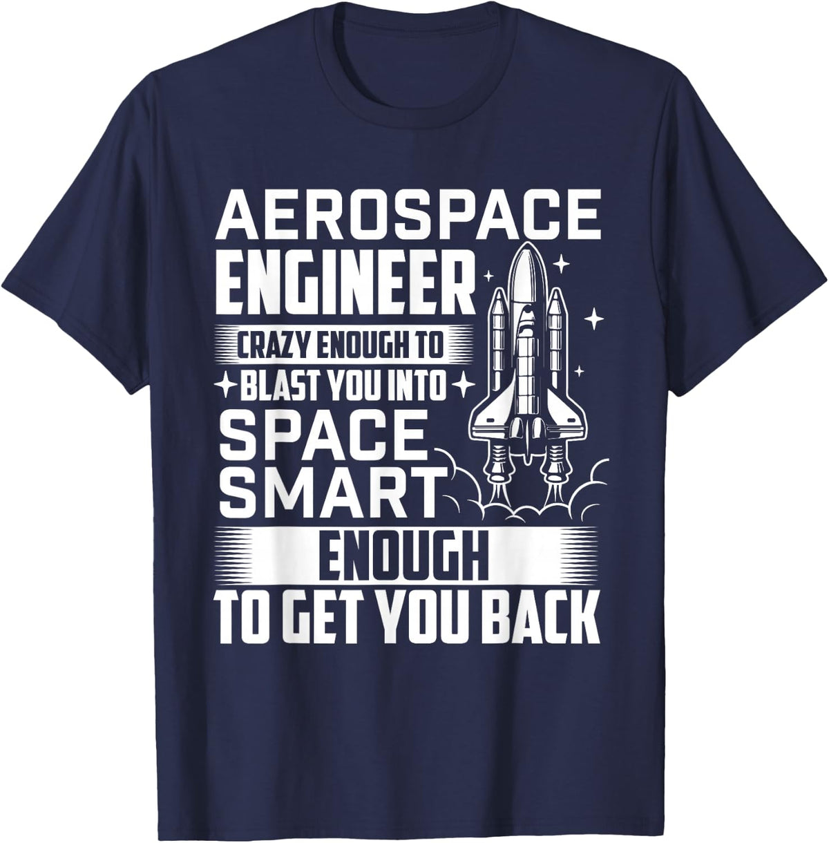 Aerospace Engineer - Aerospace Engineering Rocket Science T-Shirt - Navy Blue