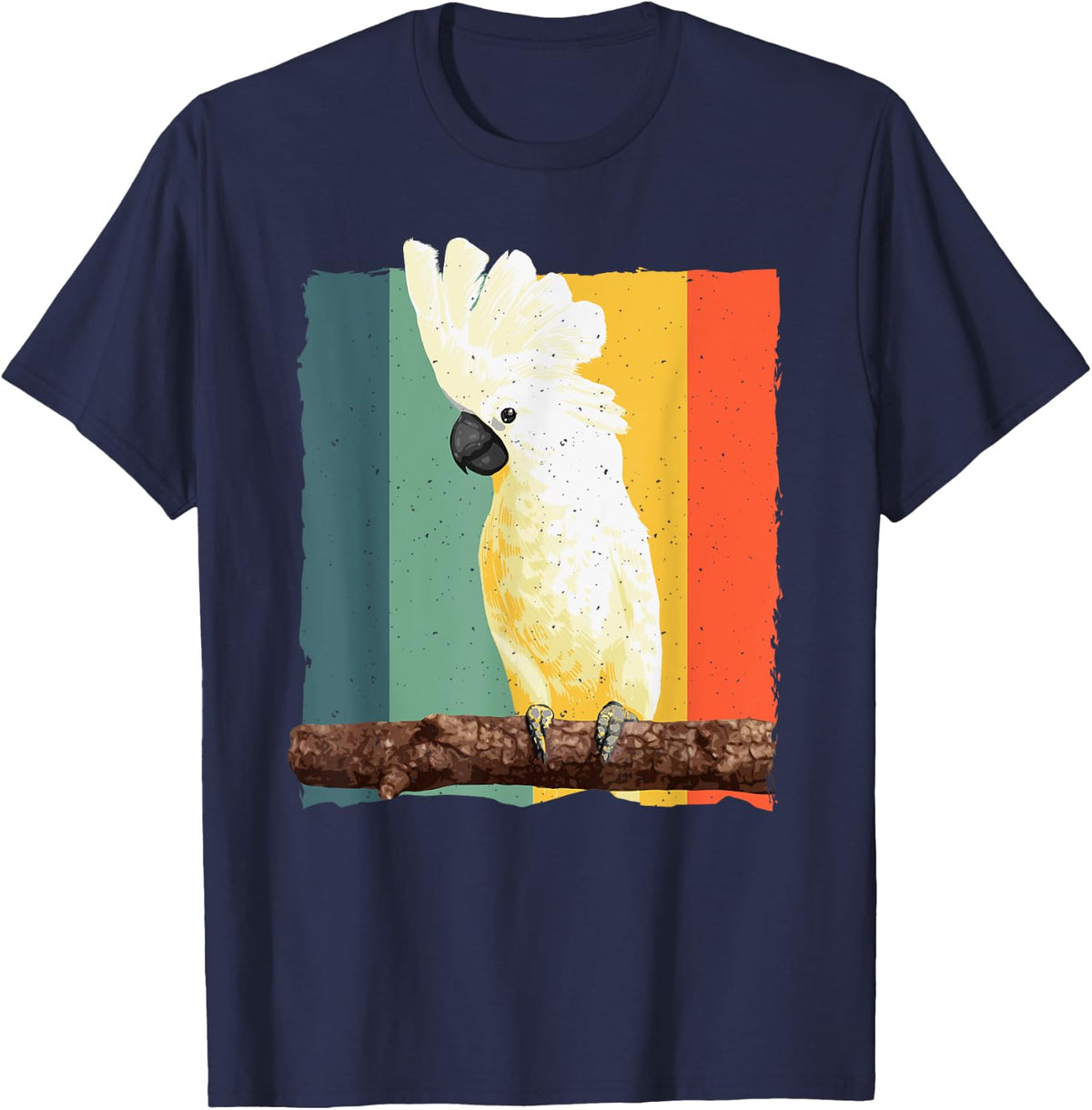 Cool Cockatoo Art For Men Women Parrot Lover Goffin Cockatoo T-Shirt - Navy Blue