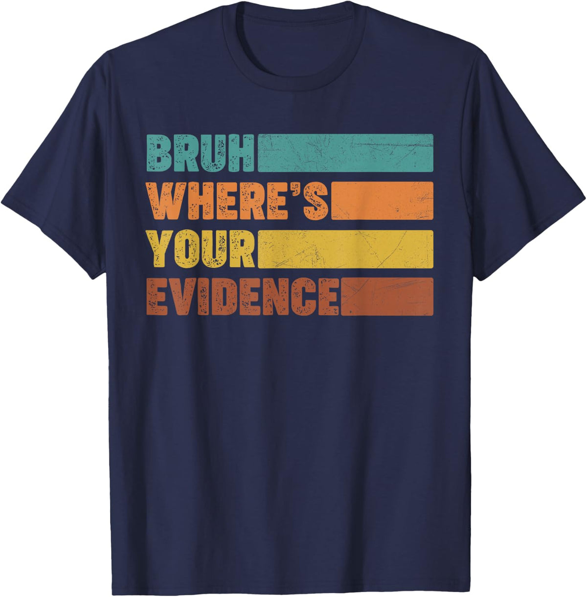 Prove It Text Evidence Cite Your Evidence Tee English Teacher T-Shirt - Navy Blue