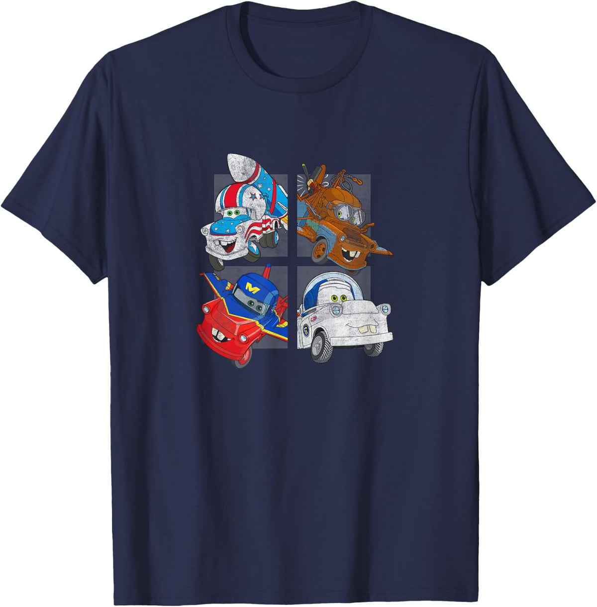Disney Pixar Cars Halloween Mater Cars in Disguise Box Up T-Shirt - Navy Blue