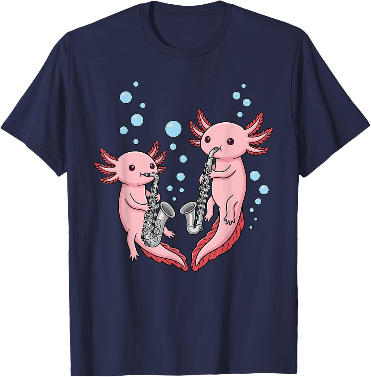 Funny Bass Clarinet Art for Men Women Bass Clarinetist T-Shirt - Navy Blue