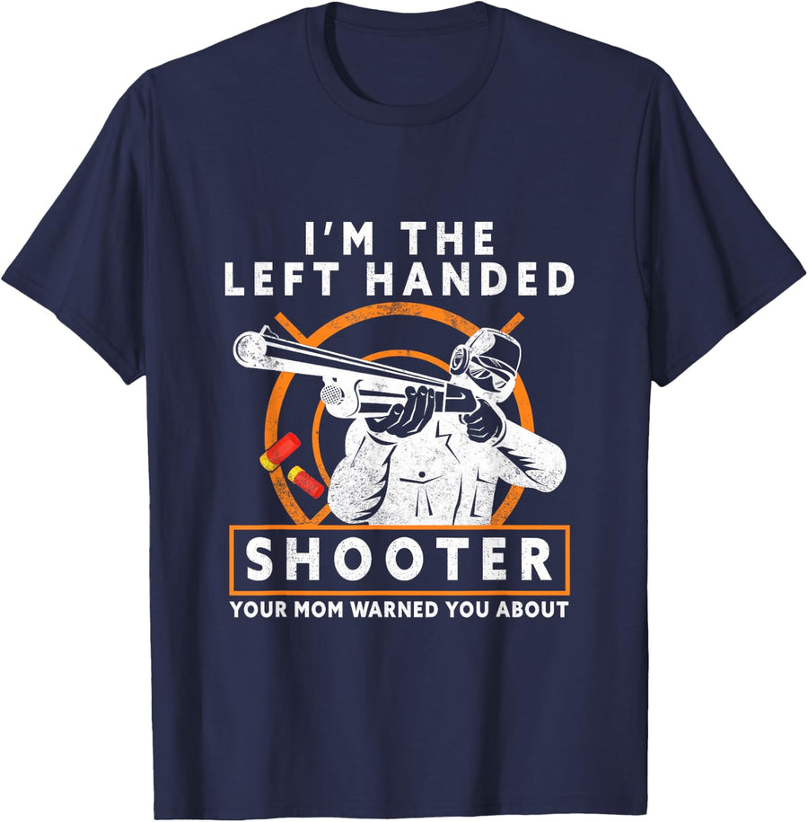 Skeet shooting clay pigeon shooting trap shooter T-Shirt - Navy Blue