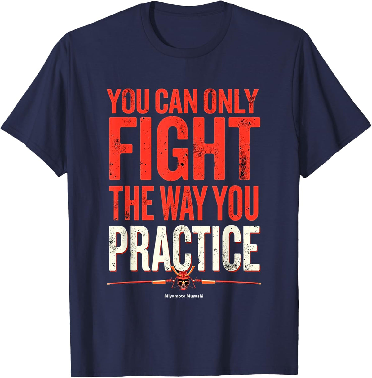 Martial Arts Practice T-Shirt - Navy Blue