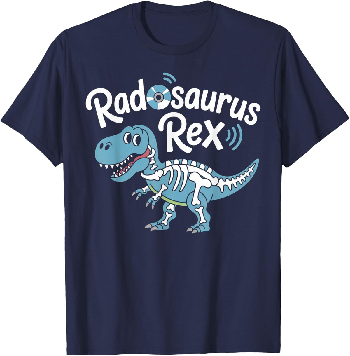 Radosaurus TRex Radiology Technician Radiology Radiologist T-Shirt - Navy Blue