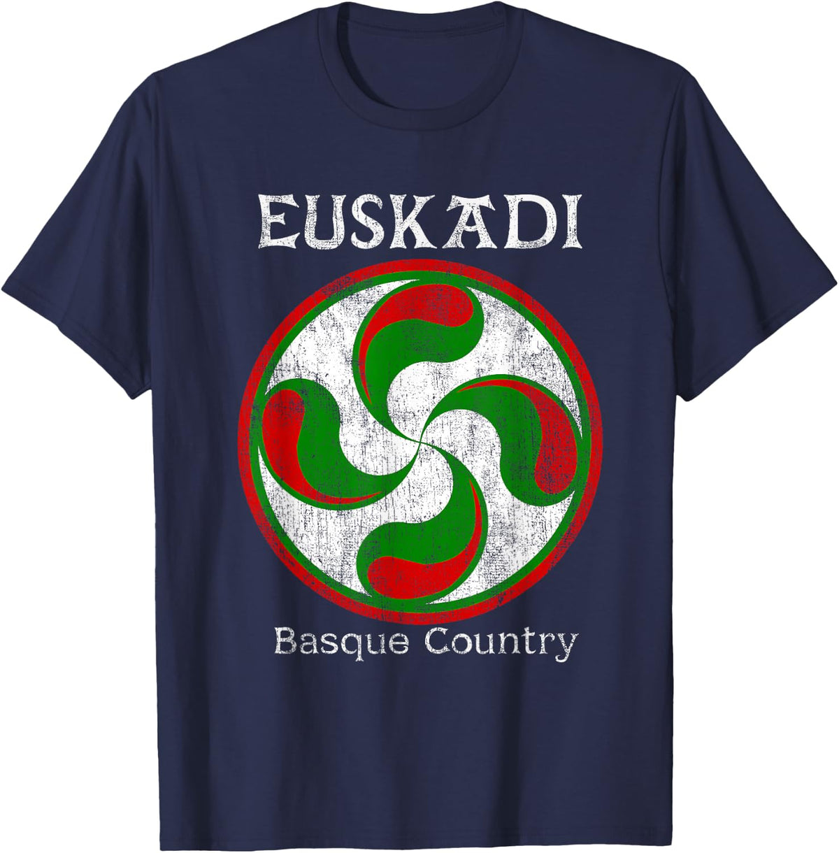 Euskadi Basque Country T-Shirt - Navy Blue