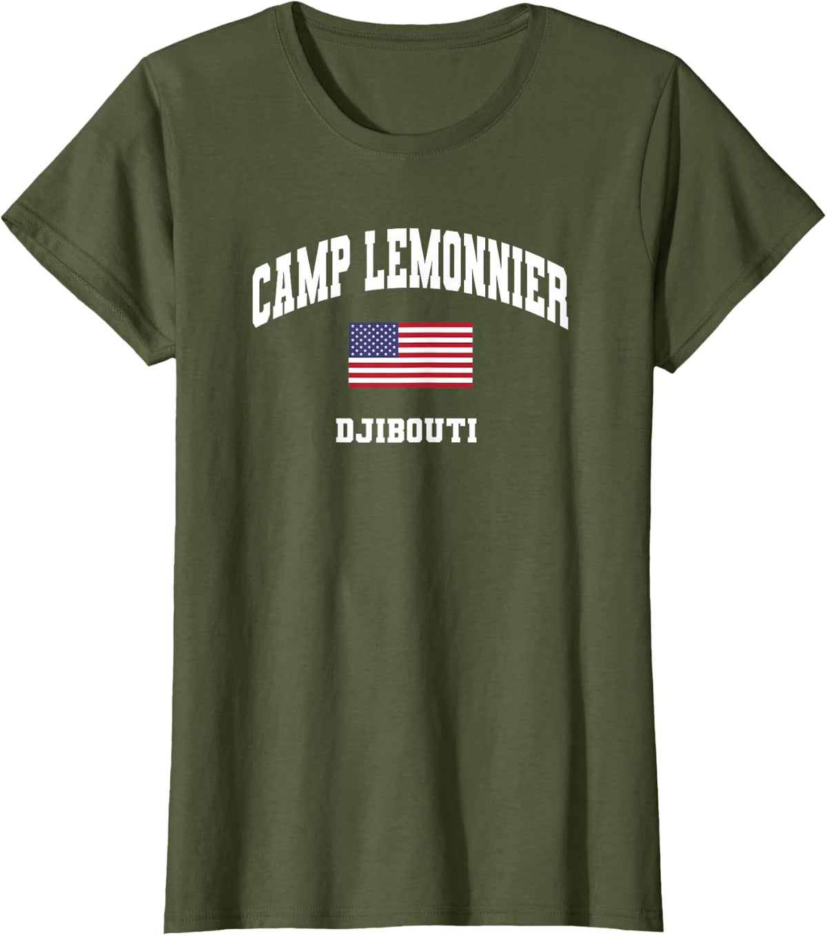 Camp Lemonnier T-Shirt - Olive Green