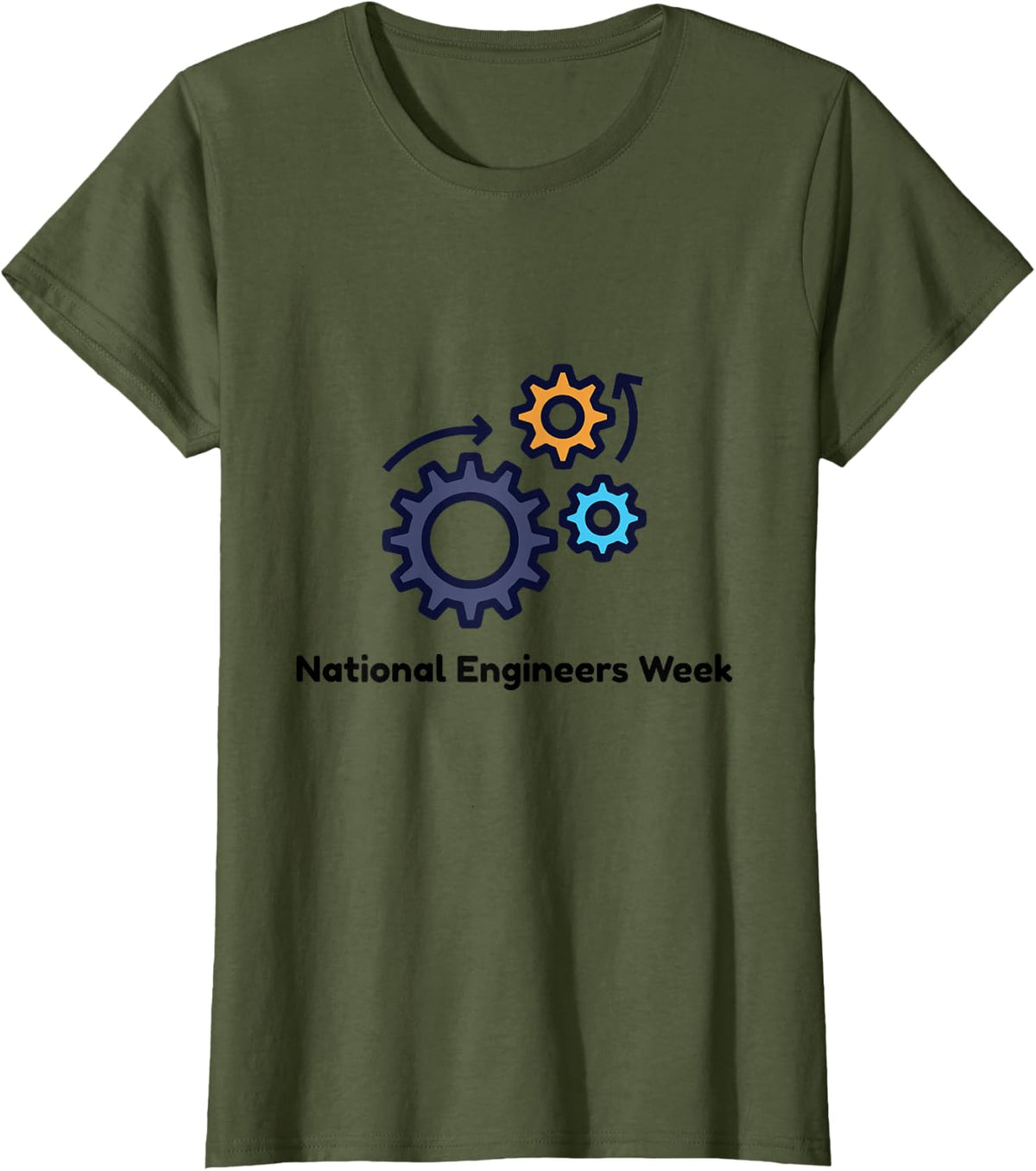 National Engineers Week T-Shirt - Olive Green