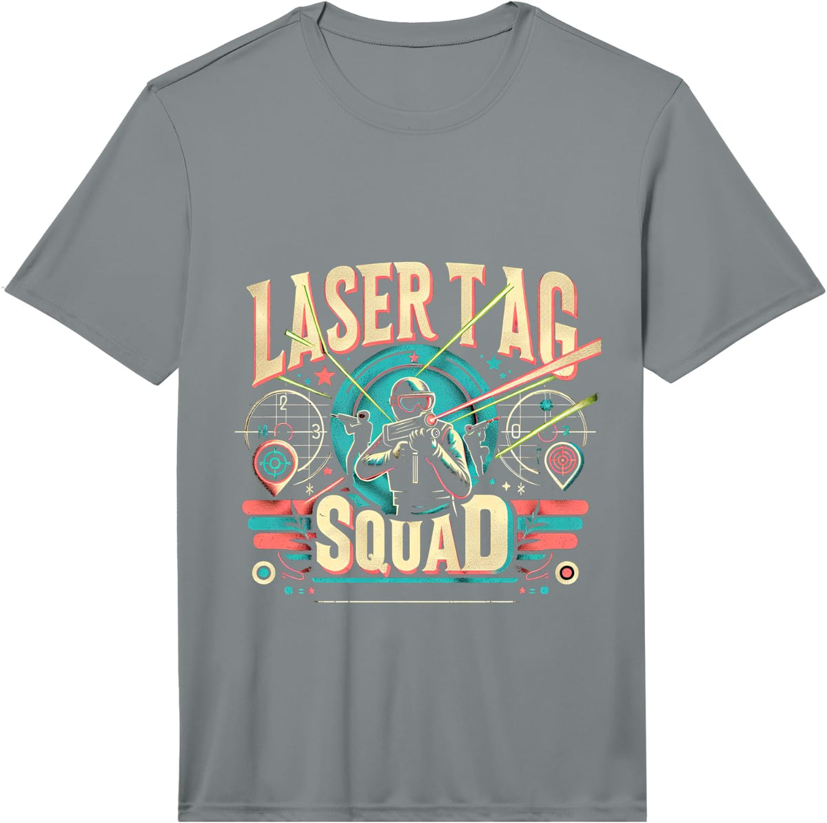 Laser Tag Squad | - Performance T-Shirt - Slate Grey