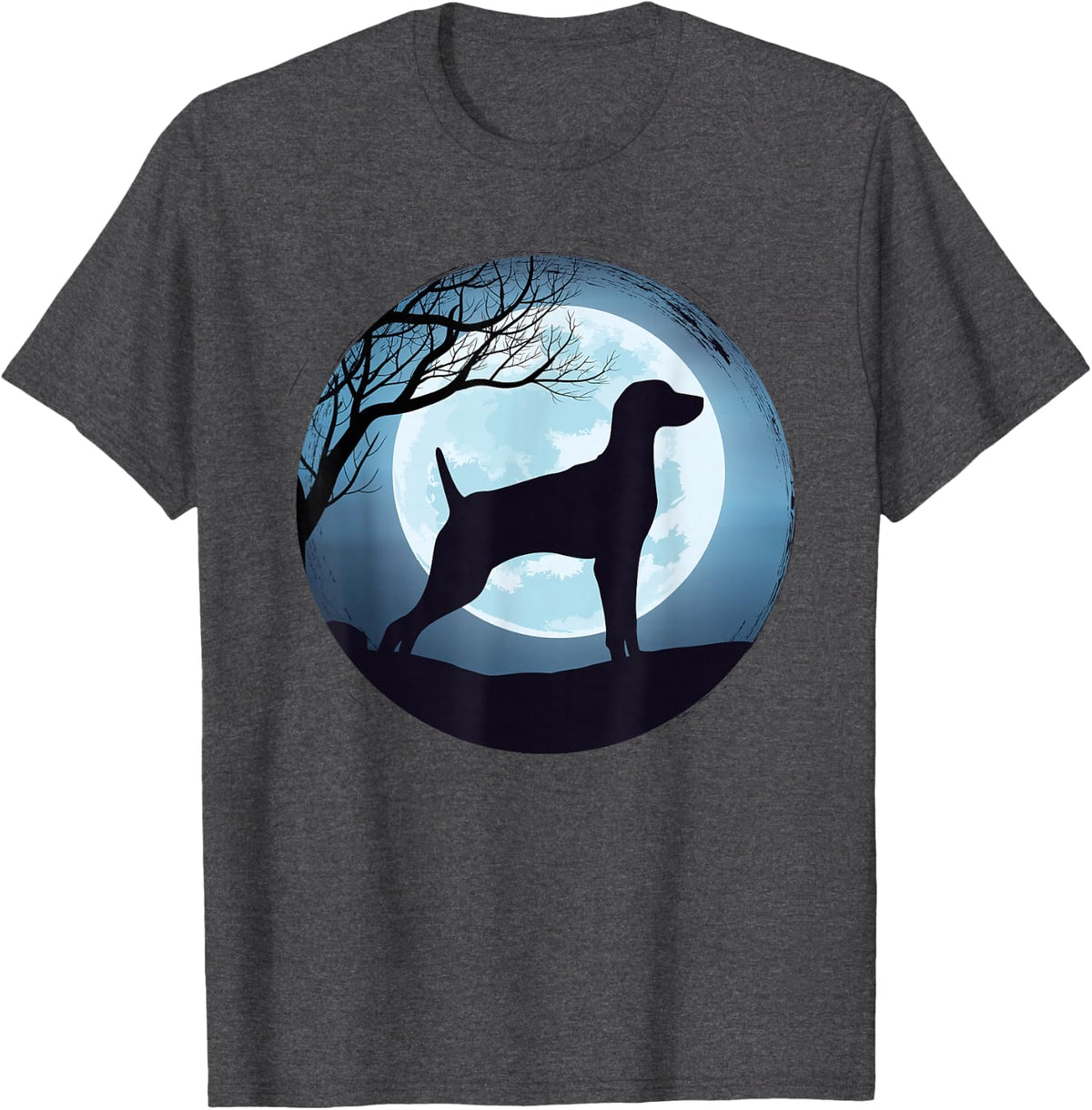 Weimaraner Dog Breed T-Shirt - Dark Heather Grey