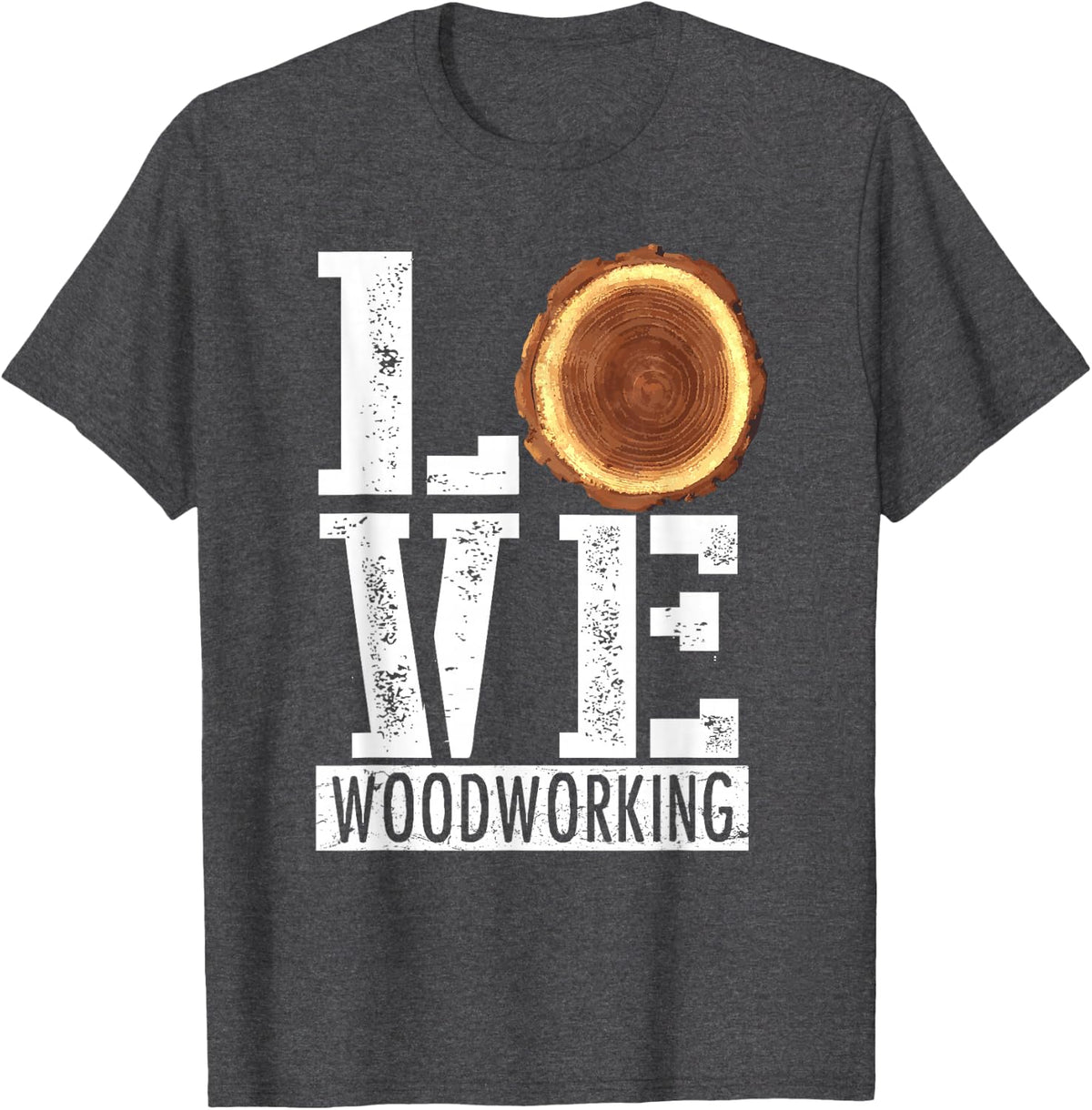 Woodworking - Carpentry Wood Woodworker Carpenter Gift T-Shirt - Dark Heather Grey