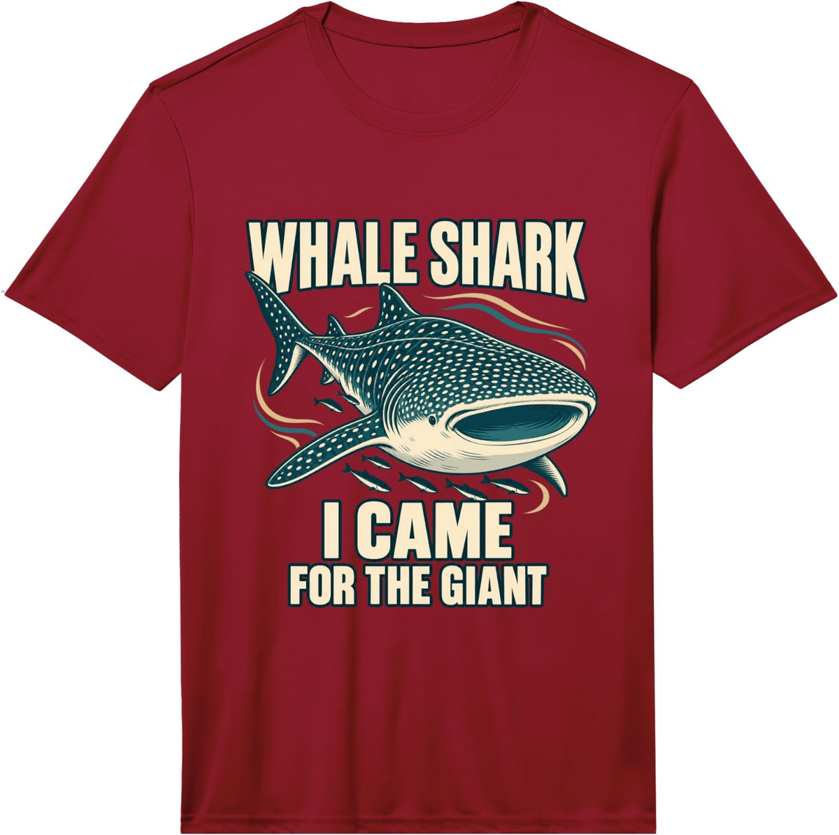Men's Whale Shark Lover Rhincodon Typus Marine Biology Gift Performance T-Shirt - Red