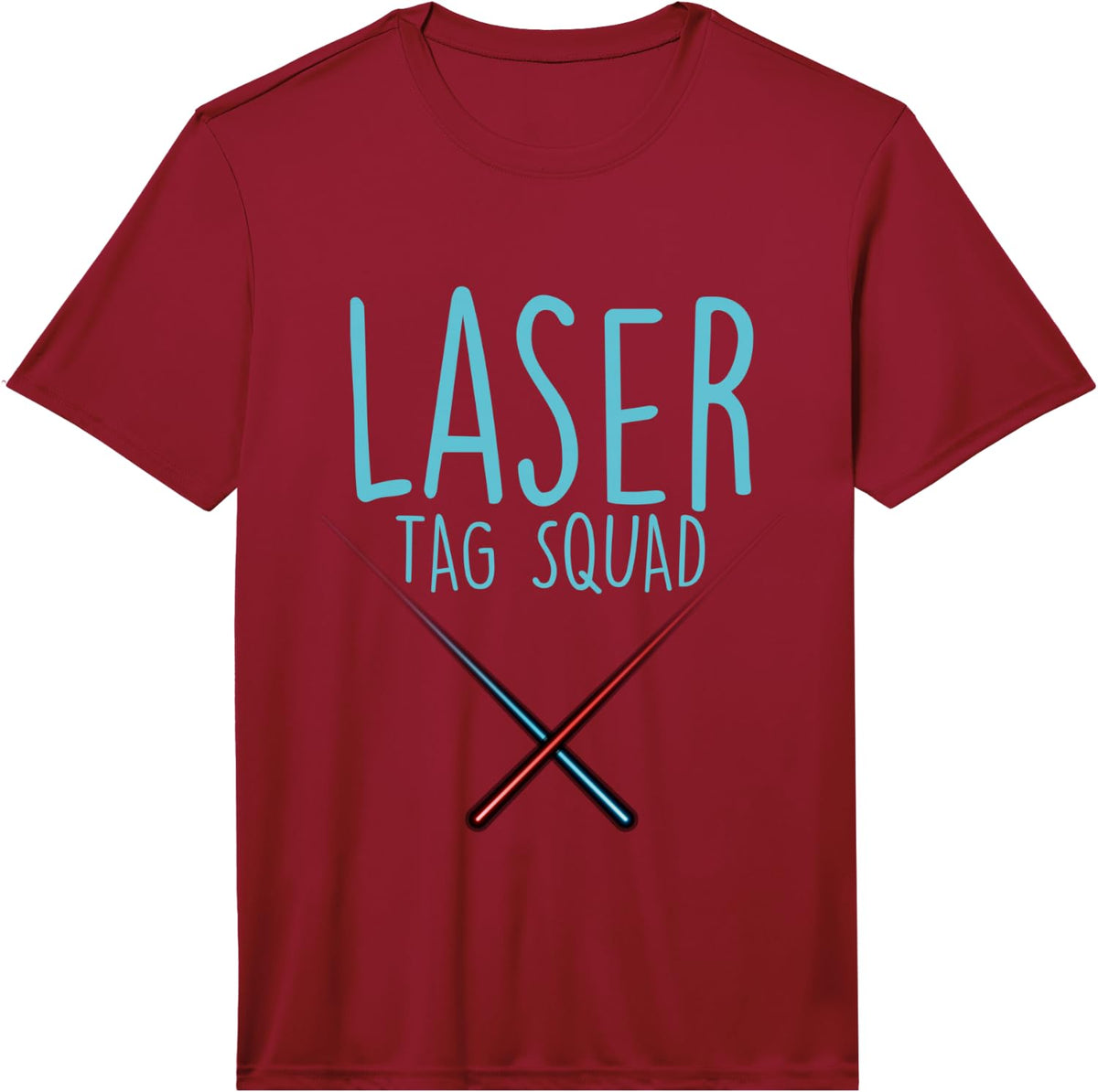 Laser Tag Squad - Performance T-Shirt - Red