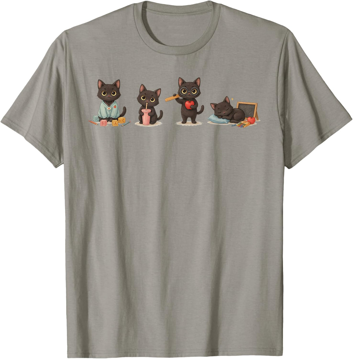 Elementary School Teacher Grade School Educator Education T-Shirt - Slate Grey