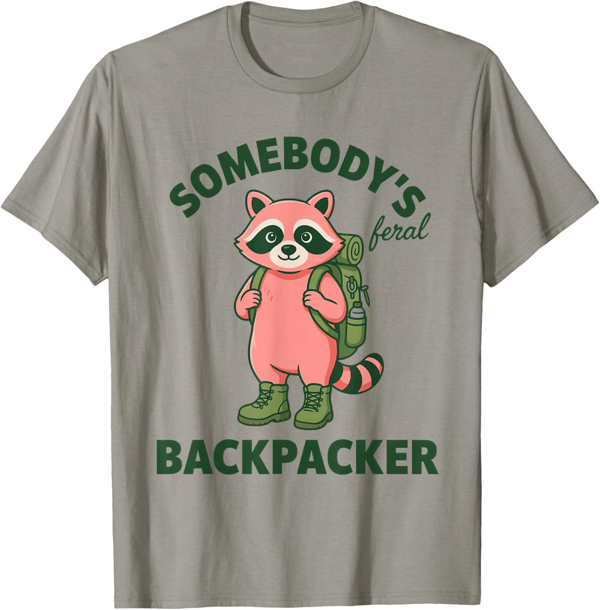 Backpacking Backpacker Trip Backpack T-Shirt - Slate Grey