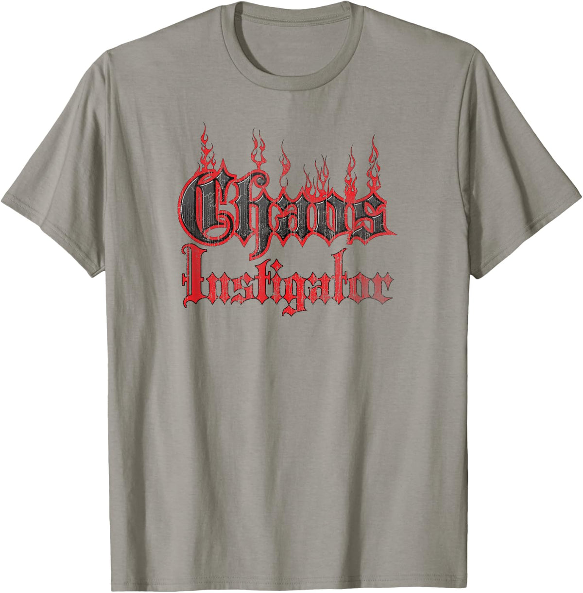 Chaos Instigator T Shirt Coordinator, Bad Parenting Or Kids T-Shirt - Slate Grey