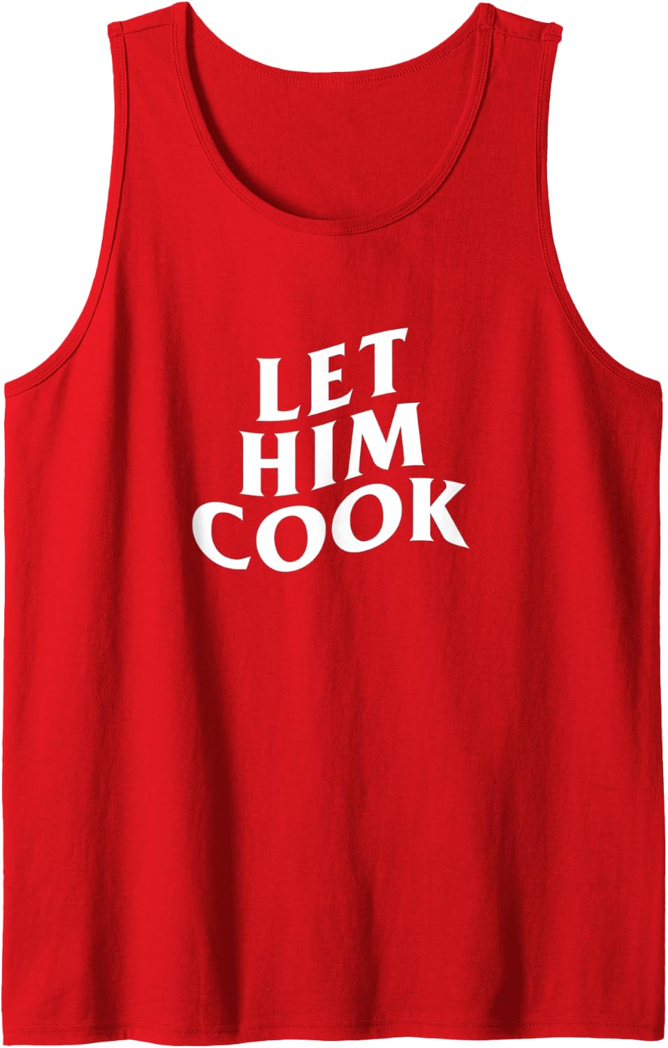 Let Him Cook Tank Top - Red