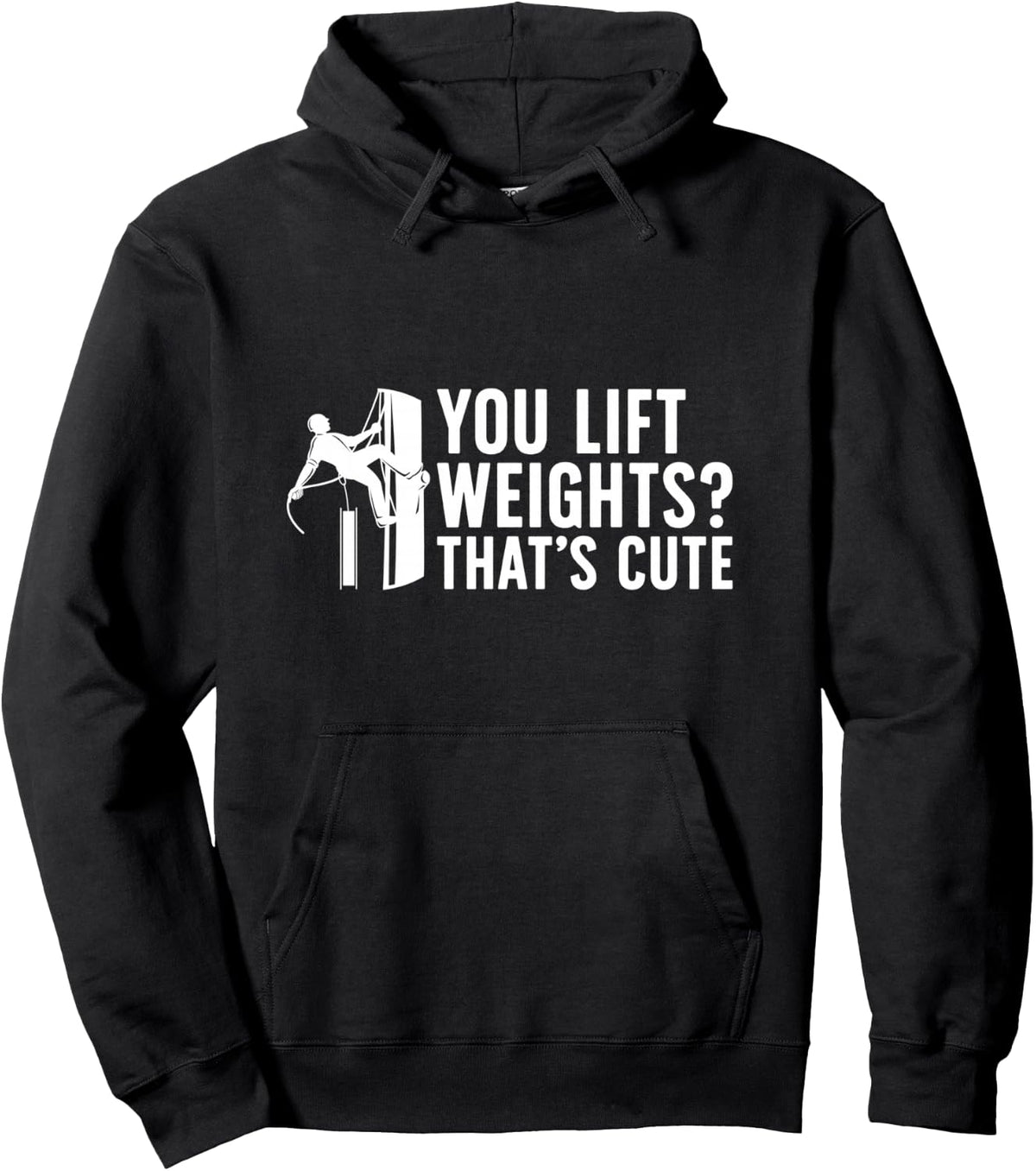 Funny Iron Working For Ironworker Unisex-Adults Black Small Classic Long Sleeve Pullover Hoodie - Adult Unisex Black