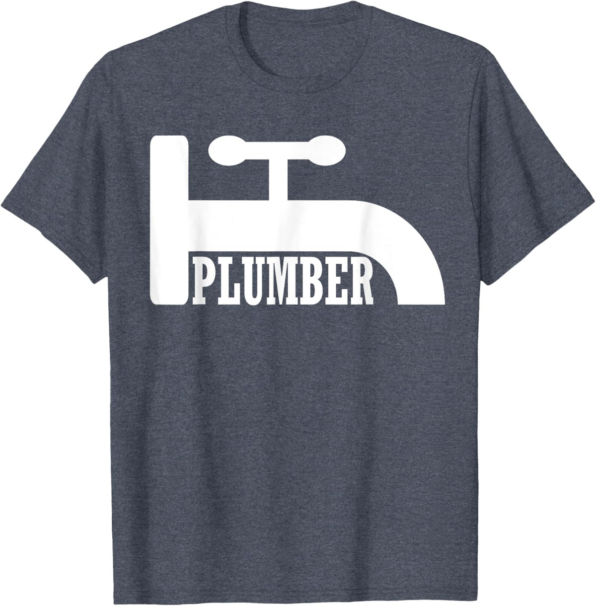 Storecastle: Plumber Gift Plumbing T-Shirt - Heather Blue