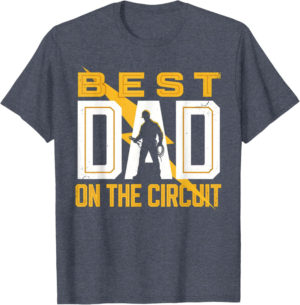 Electrician Electrical Engineer Tools Electricity T-Shirt - Heather Blue