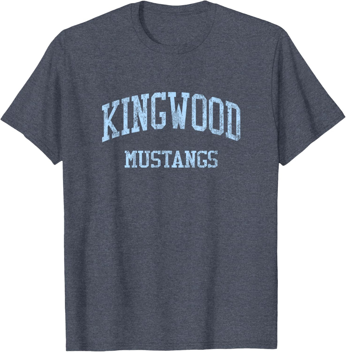 Kingwood High School HS Kingwood TX Vintage Sports T-Shirt - Heather Blue