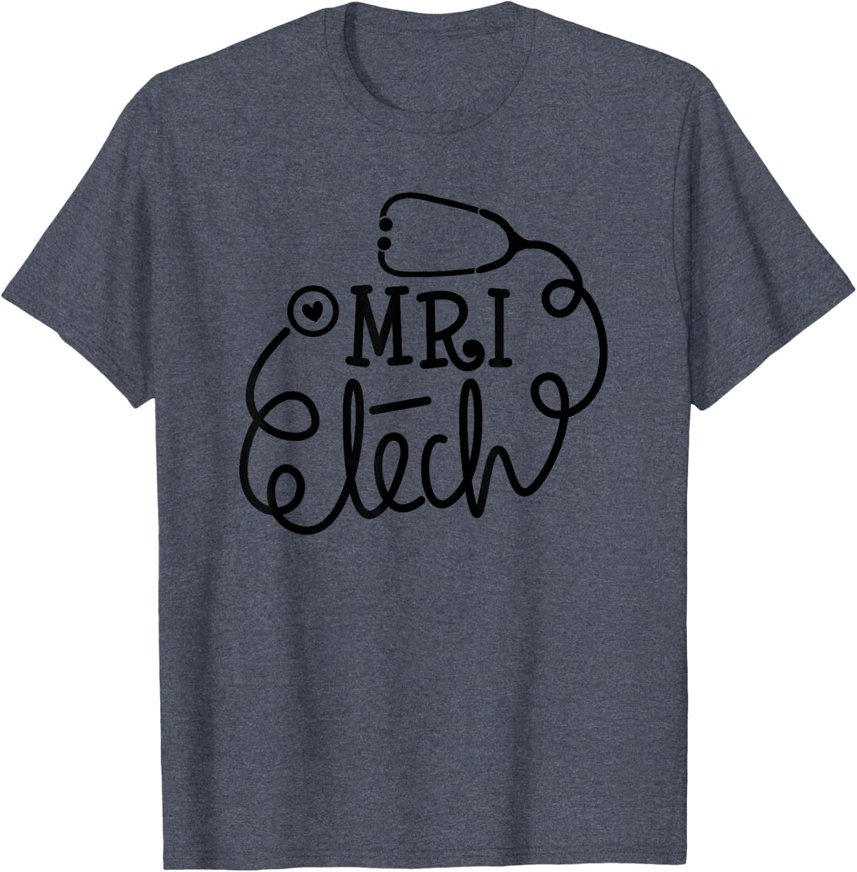 MRI Technician Magnetic Resonance Imaging Technologist Tech T-Shirt - Heather Blue