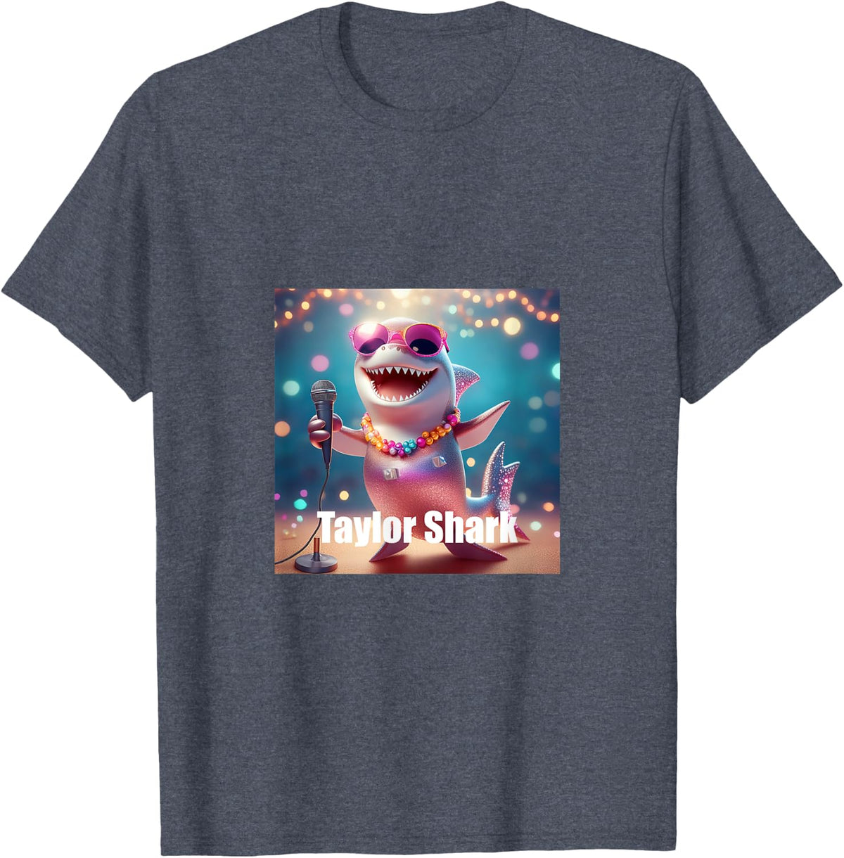 Taylor Shark T-Shirt - Heather Blue