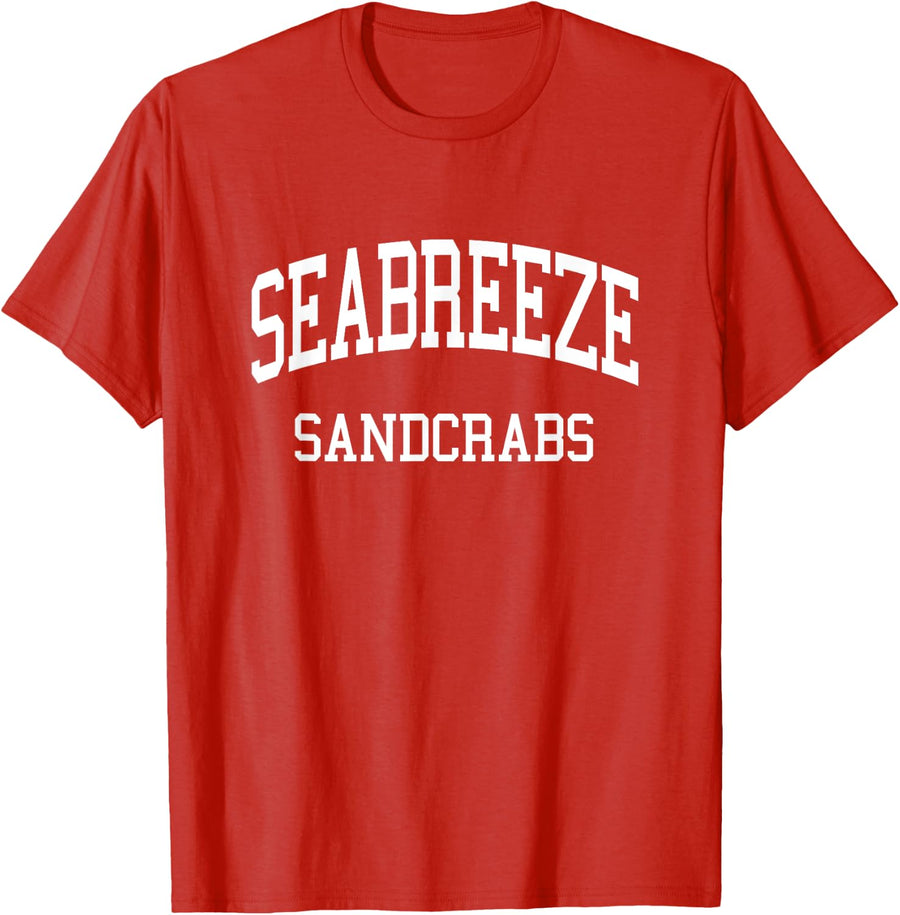 Seabreeze High School HS Daytona Beach FL Retro Sports T-Shirt - Red
