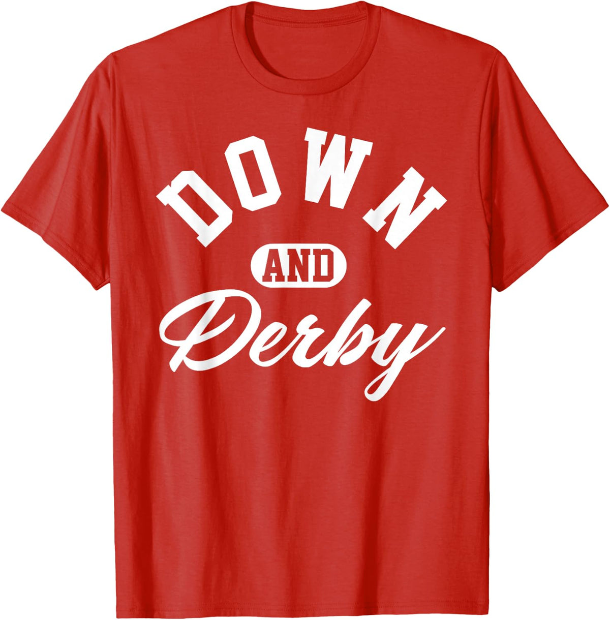 Funny Horse Racing Vintage Down & Derby KY Derby Horse T-Shirt - Red