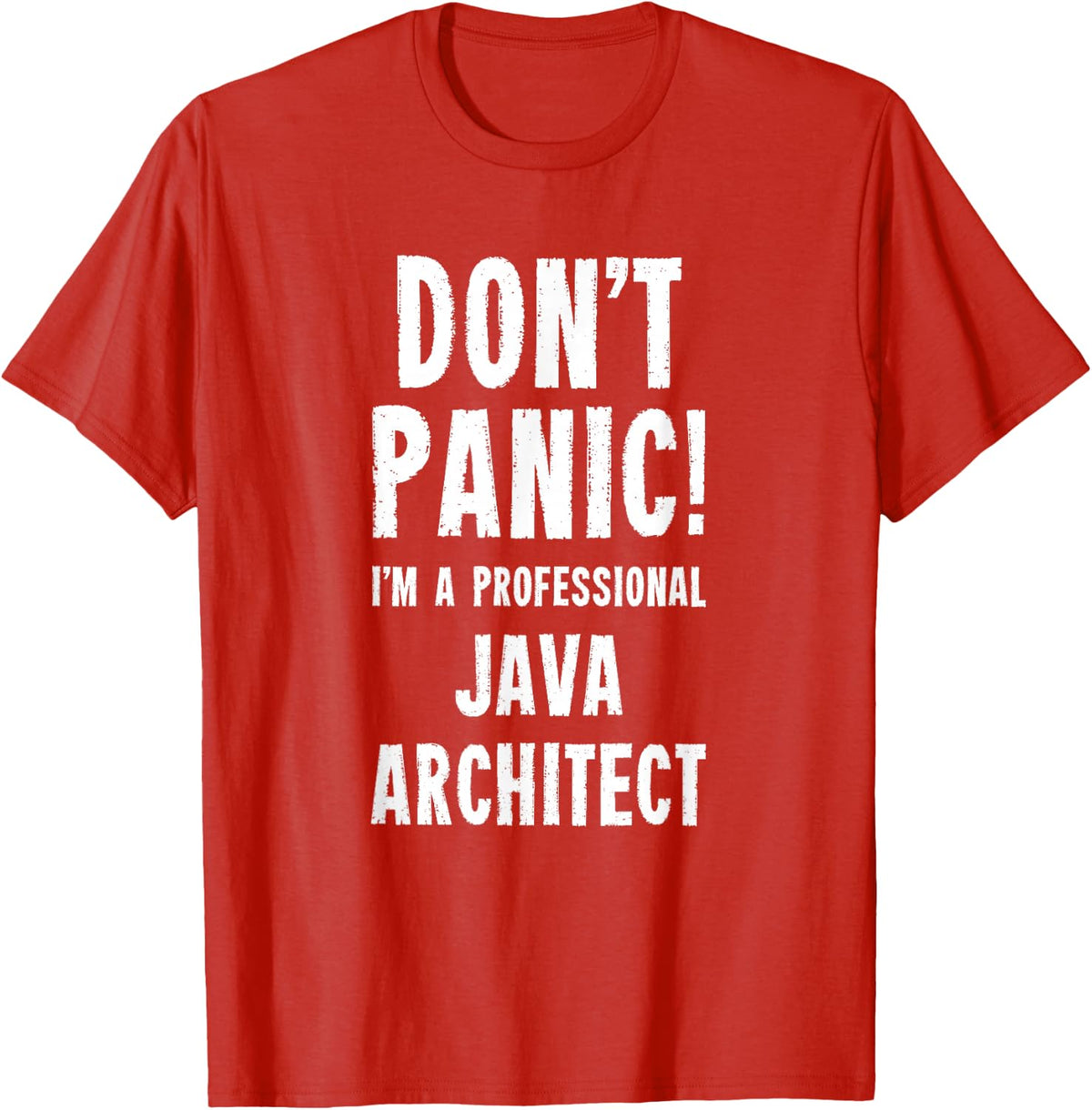 Java Architect T-Shirt - Red