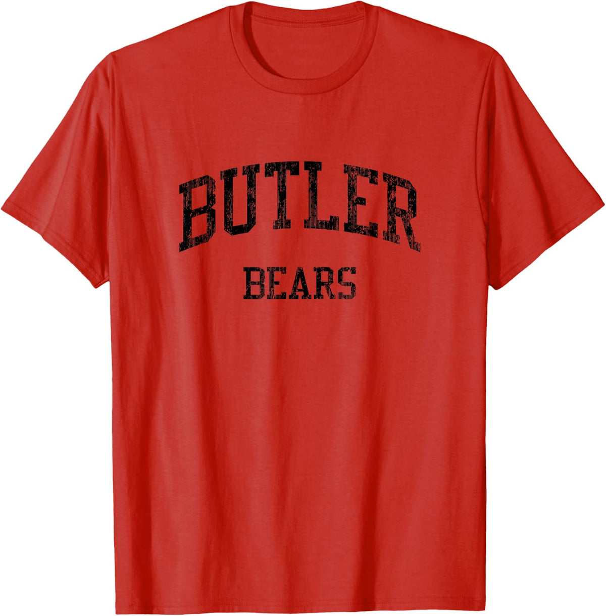Butler High School HS Butler MO Vintage Sports T-Shirt - Red