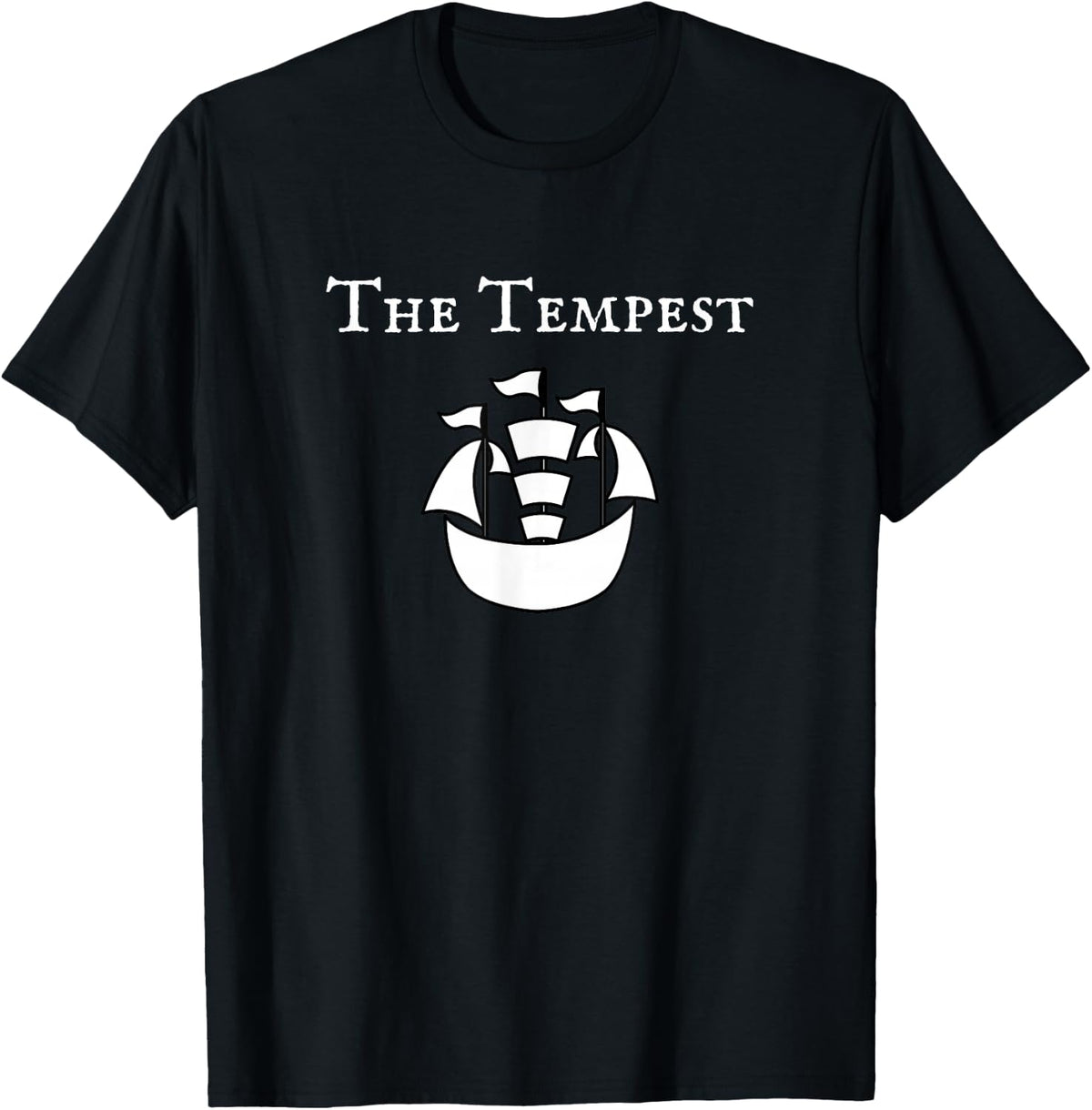 The Tempest Shakespeare Play Actor T-Shirt T-Shirt - Black