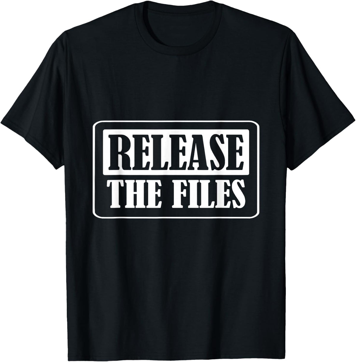 Release The Files Meme T-Shirt - Black