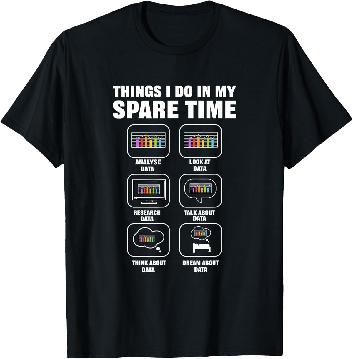 Data Science. Big Data Analytics. for Data Scientists T-Shirt - Black