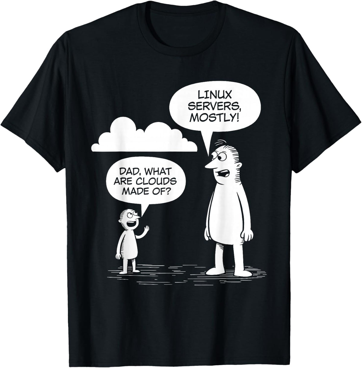 Computer Science Programmer Developer: Boys & Mens Graphic T-Shirt - Black