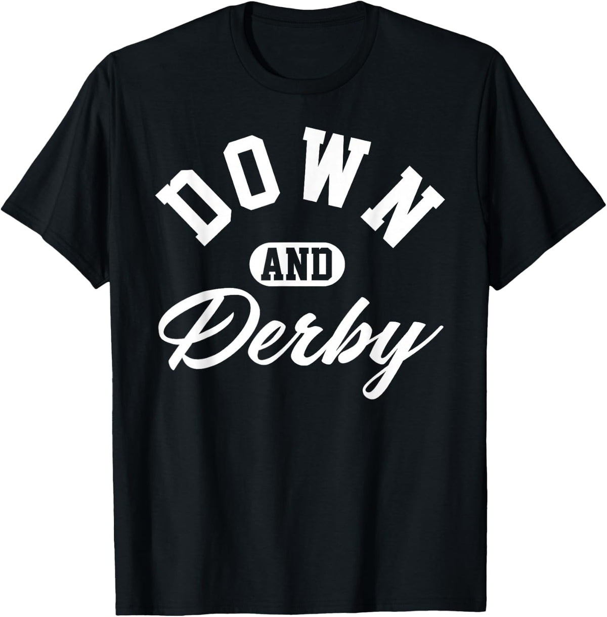 Funny Horse Racing Vintage Down & Derby KY Derby Horse T-Shirt - Black