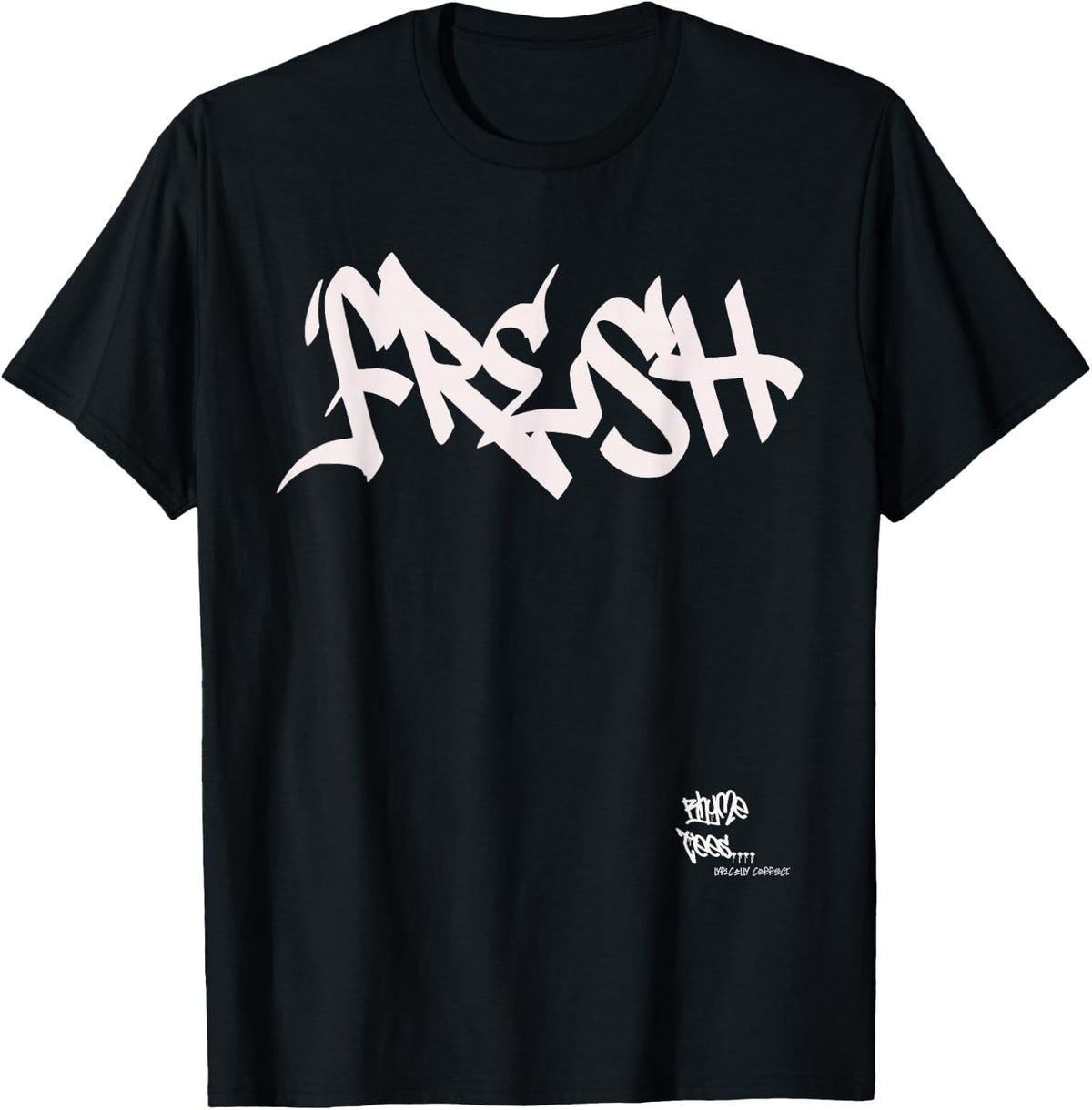 Fresh Graphic Hip Hop Rap 80s 90s Urban Merch Inspired T-Shirt T-Shirt - Black