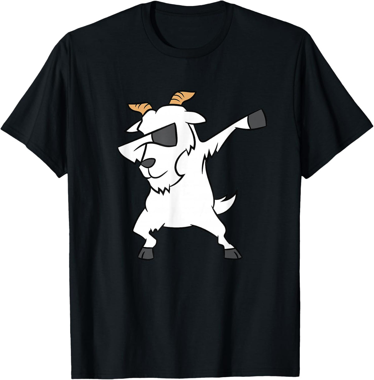 Goat Lovers Gift Dabbing Goat Love Goats T-Shirt - Black