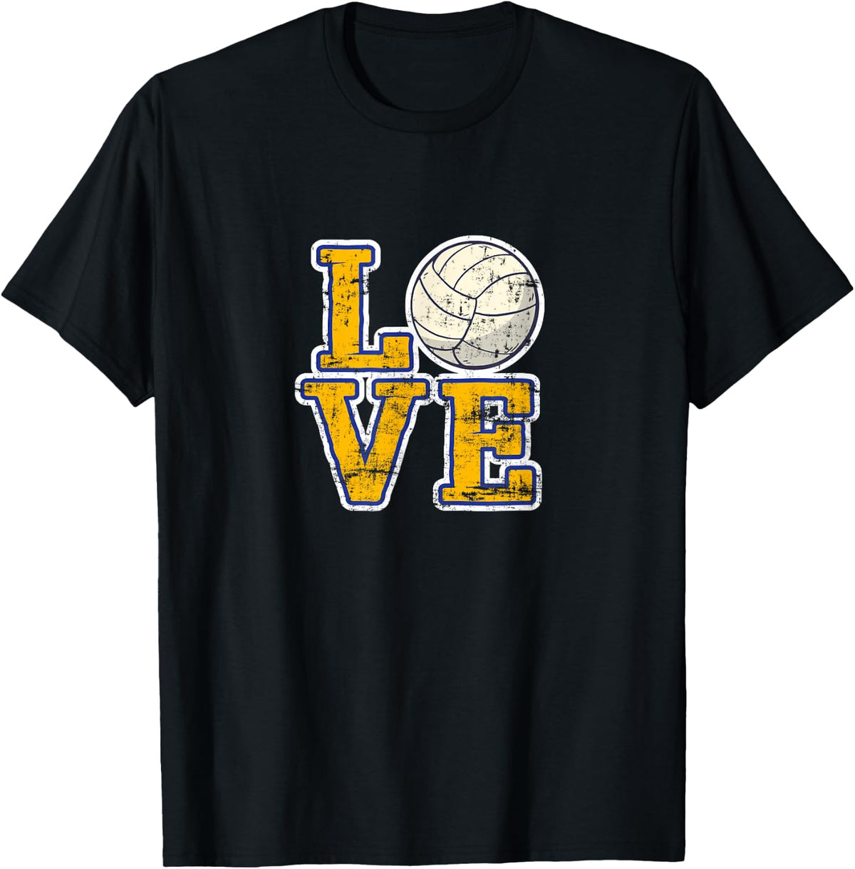 Love Volleyball T-Shirt - Black