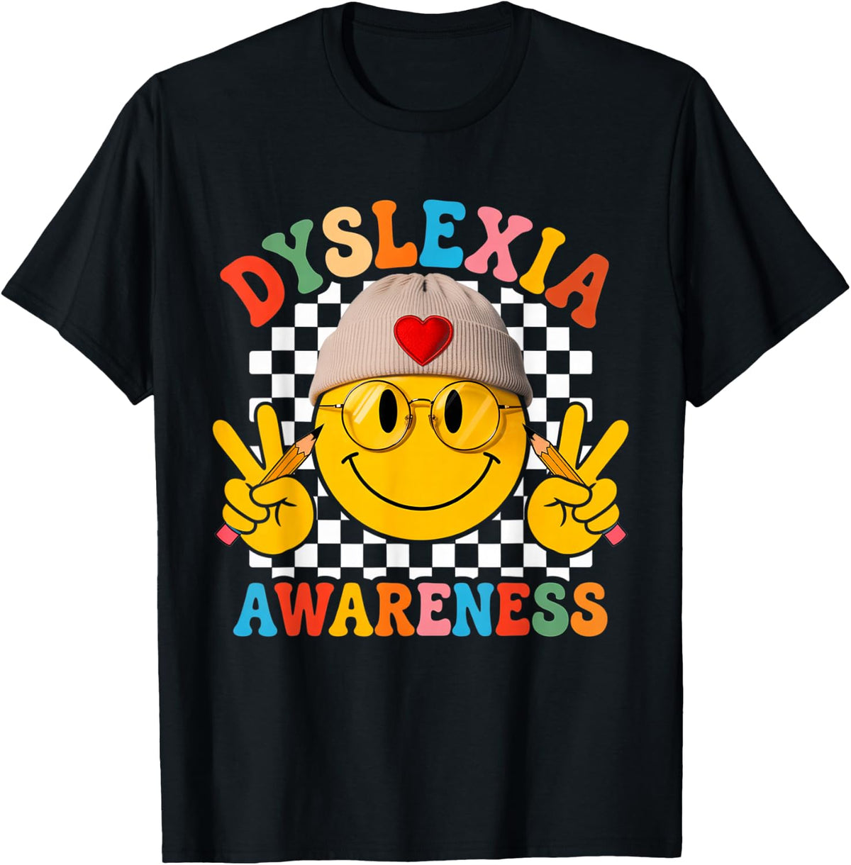 Dyslexia Awareness Dyslexia Specialist Therapist T-Shirt - Black