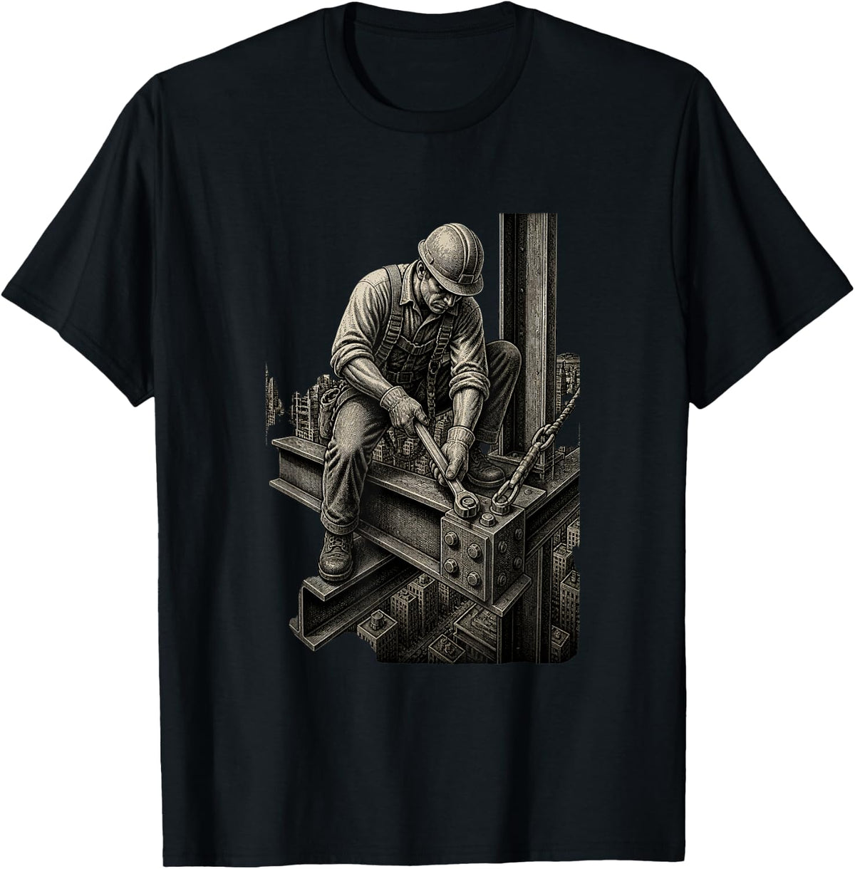 Welding Ironworkers T-Shirt - Black